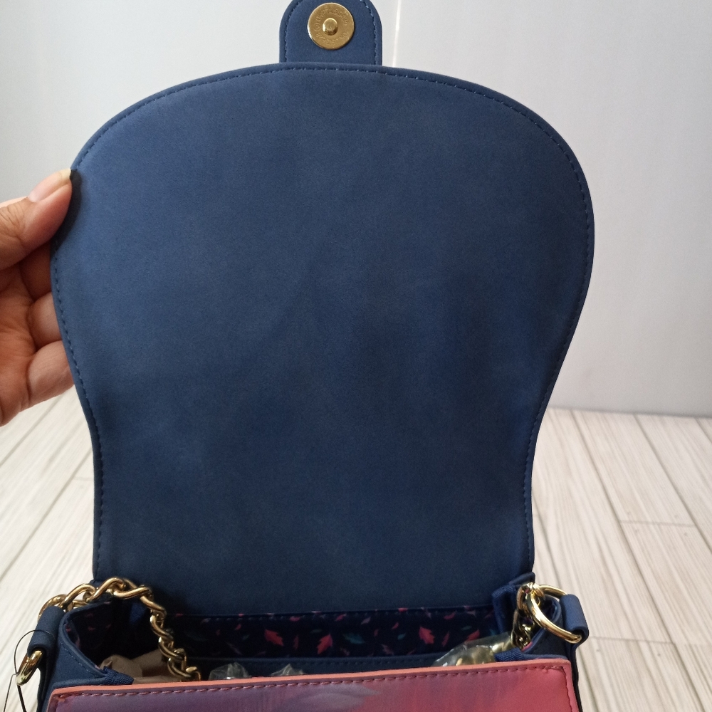 Loungefly Disney Pocahontas Colors of the Wind Crossbody Purse - Picture 9 of 10